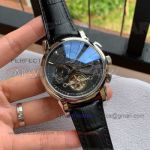 Perfect Replica Patek Philippe Grand Complications Black Tourbillon Moonphase Dial 41mm Watch